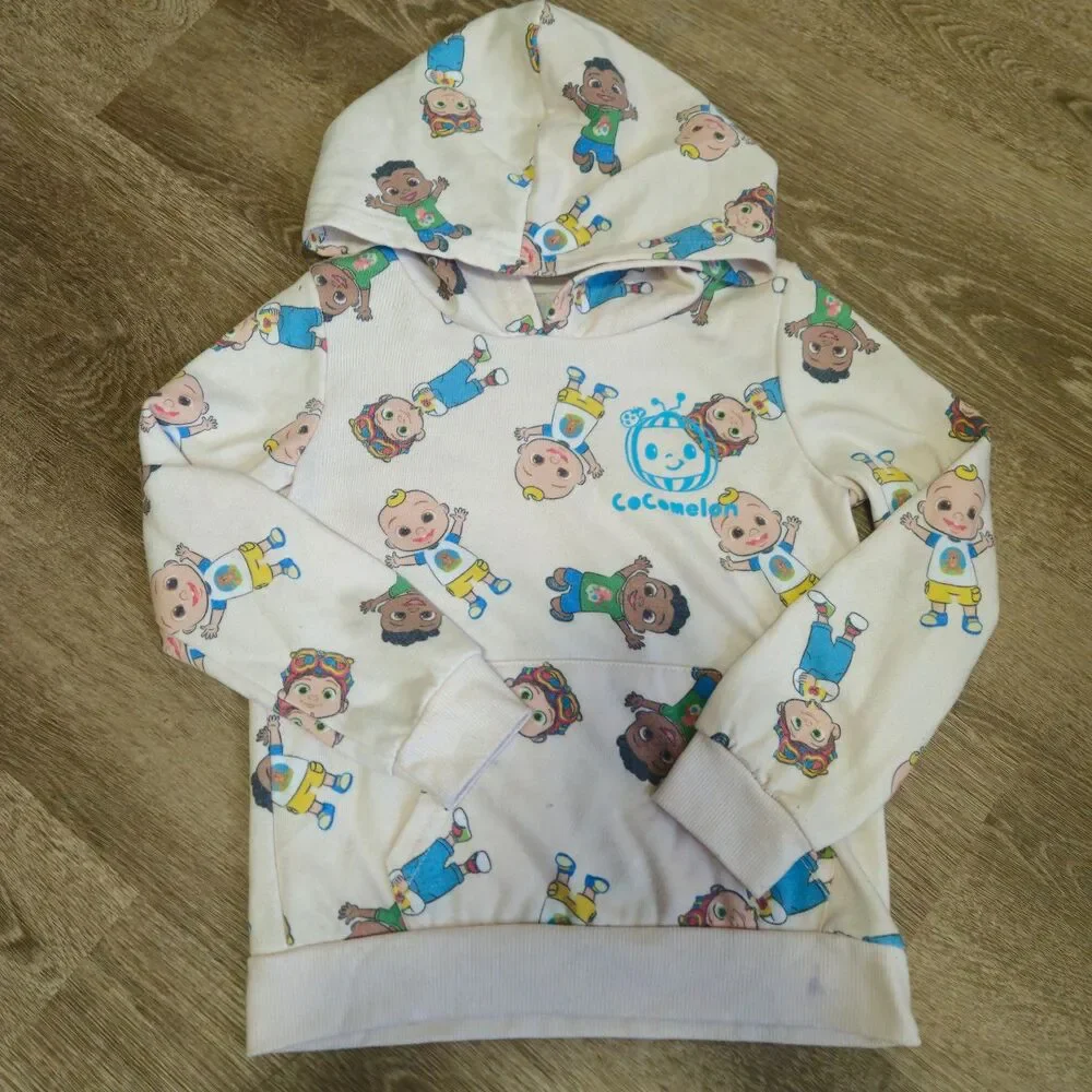 Cocomelon Toddler Boy Fleece Hoodie Joggers 2-Piece Matching Set Toddlers 5T